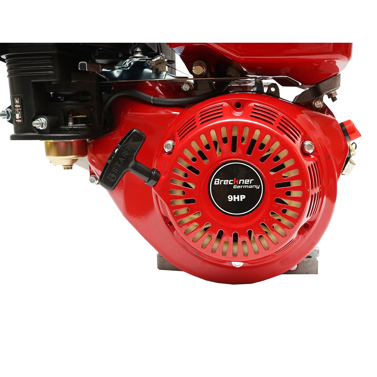 Motor pe benzina 9CP, 4 timpi, ax cu pana 25mm pornire sfoara Breckner Germany